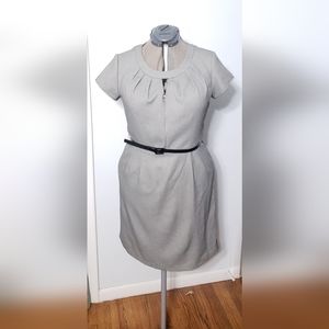 Karin Stevens black and white print dress size 16